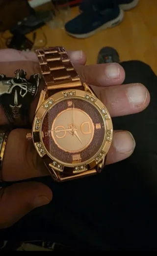 Reloj D&G Mujer Oro Rosa con Cristales