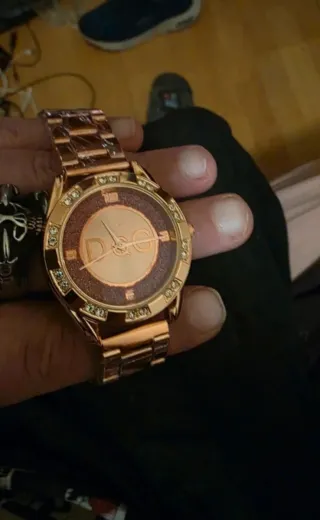 Reloj D&G Mujer Oro Rosa con Cristales