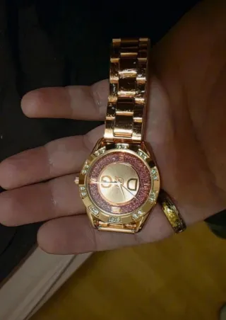 Reloj D&G Mujer Oro Rosa con Cristales