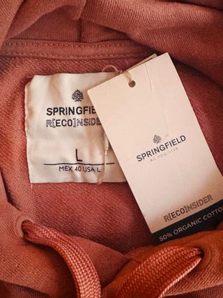 Sudadera Springfield - Talla L Nueva