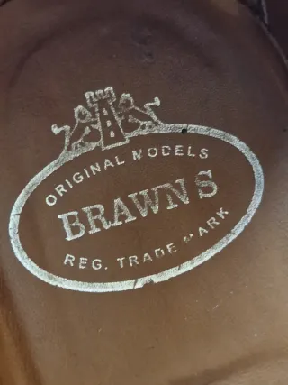 Mocassini BROWN'S blu vera pelle uomo