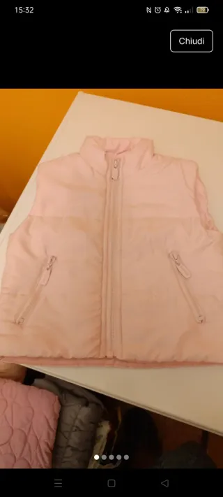 Smanicato OVS bimba 2 anni rosa