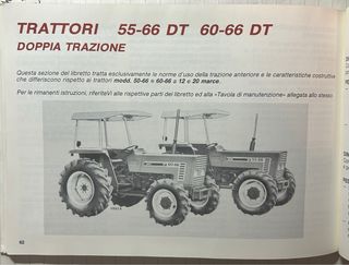 Libretto Uso e Manutenzione Fiat 55-66 60-66