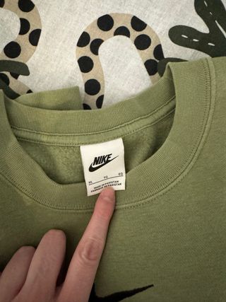 Sudadera Nike Phoenix Fleece Verde - Talla XL