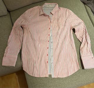 Camisa ERFO rayas rojas y blancas mujer