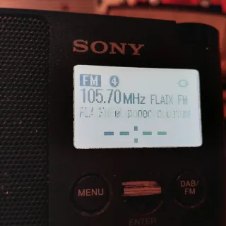 Radio Sony DAB+ FM RDS XDR-S41D Negra