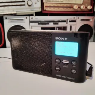 Radio Sony DAB+ FM RDS XDR-S41D Negra