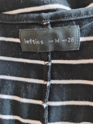 Vestido largo rayas blanco y negro