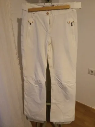 Pantalón de esquí Rossignol blanco mujer talla M
