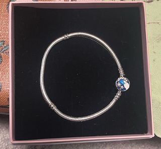 Pulsera Pandora 20cm con Charm Luna y Estrellas