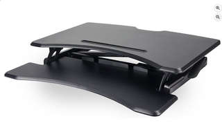 Mesa de pie para Oficina Ajustable Negra