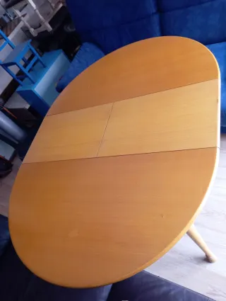 Mesa de comedor extensible madera