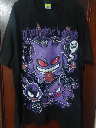 Camiseta Pokémon Gengar Gastly Haunter Pintada
