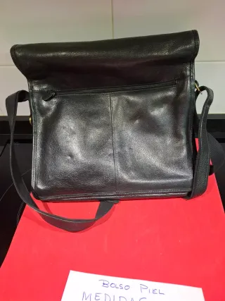 Bolso Cartera de piel Katana negro