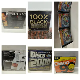 Lote 4 CDs Recopilatorios Soul, Dance, Hip Hop