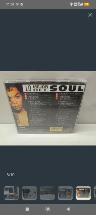 Lote 5 CDs Recopilatorios Soul, Dance, Hip Hop
