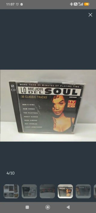Lote 5 CDs Recopilatorios Soul, Dance, Hip Hop