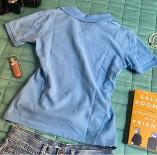 Polo Tommy Hilfiger azul talla S