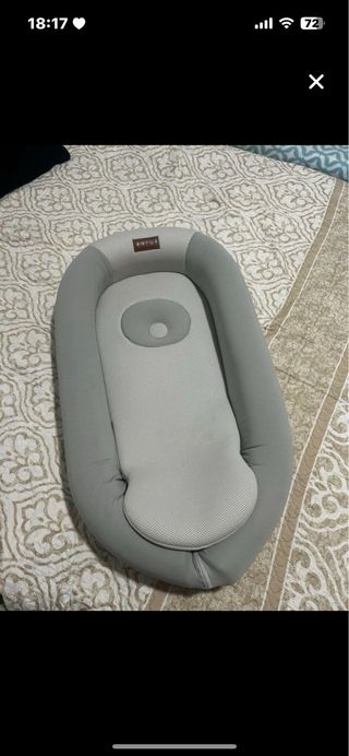 Nido para bebé gris poco uso