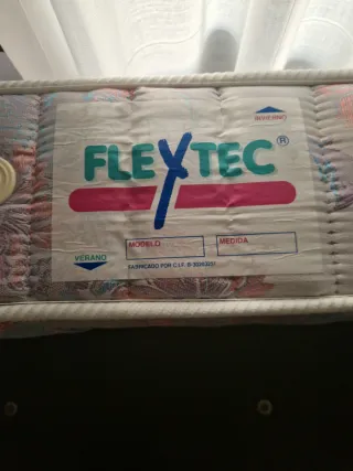 Colchón marca Flextec 90x180cm