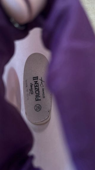 Botas de agua Frozen moradas talla 26