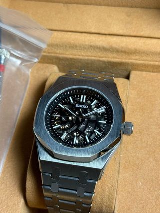 Seiko Royal Oak Skeleton Mod