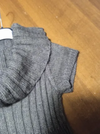 Abito in maglia marrone