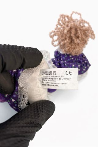 2 Bambole di Stoffa Viola