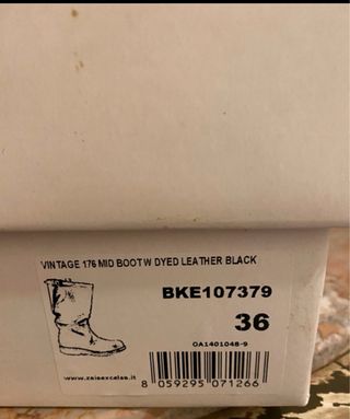 Stivali Bikkembergs n. 36 neri con scatola