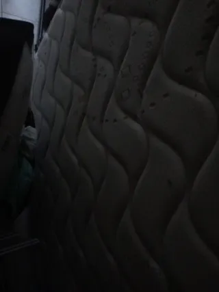 Cama individual de tela