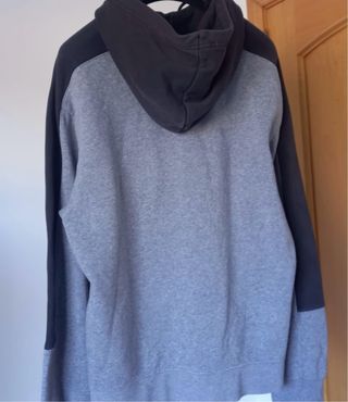 Sudadera Nike Jordan Gris y Negra