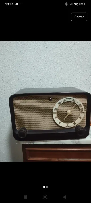 Radio Antigua Vintage Para reparar/precio negociab