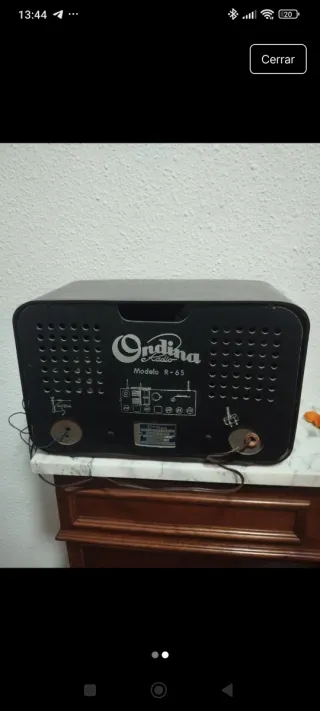 Radio Antigua Vintage Para reparar/precio negociab