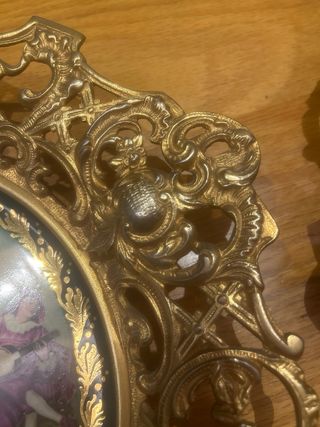 Set di due piatti decorativi da parete