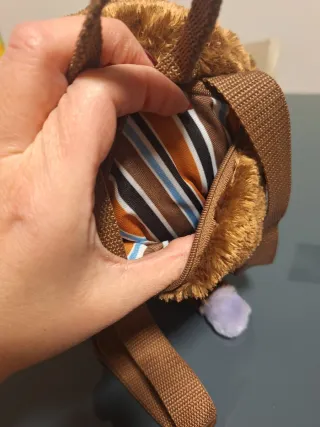 Zaino scimmia peluche