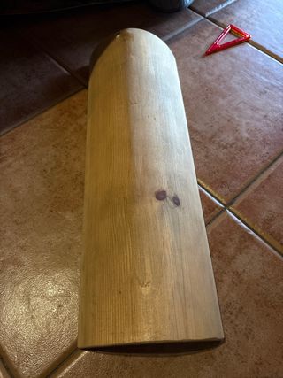 Tronco de madera curvo