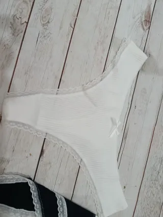 Pack 4 tanguitas Mujer Encaje Lazo