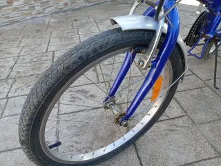 Bicicleta Plegable Urban Life Azul