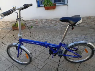 Bicicleta Plegable Urban Life Azul