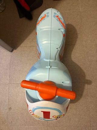 Moto correpasillos infantil azul