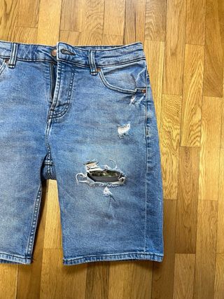 Lote 2 Pantalones Vaqueros Cortos Azules