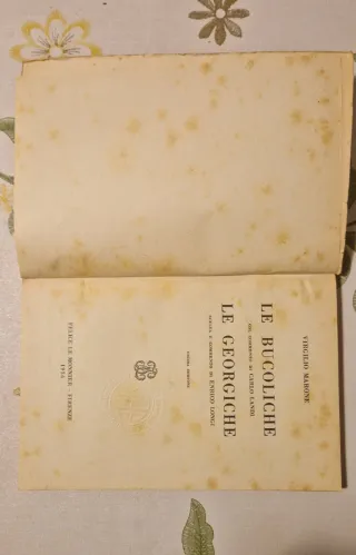 Bucoliche e Georgiche, Virgilio, raro  1956