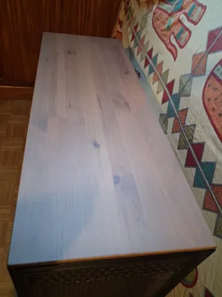 Scrivania FJÄLLBO Ikea in legno e metallo