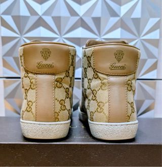 Deportivas Gucci Beige y Marrón