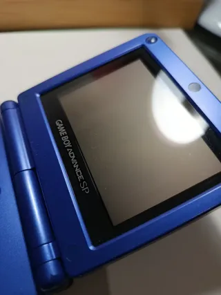Game Boy Advance SP Azul + Cargador