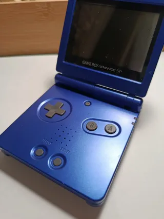 Game Boy Advance SP Azul + Cargador