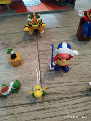 Castillo Mario Bros con figuras