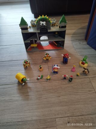 Castillo Mario Bros con figuras
