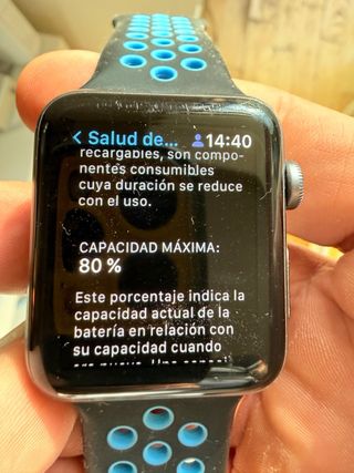 Apple Watch Serie 3 42mm Alum Cargador Correas