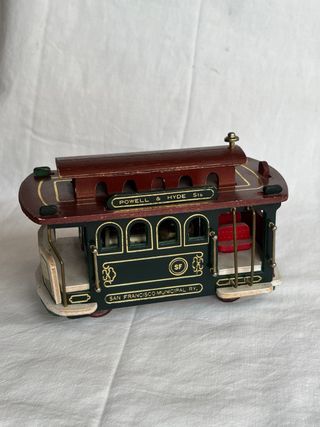 Carrozza Tram San Francisco Legno con melodia